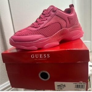 Guess Women's Bold Pink Sneakers